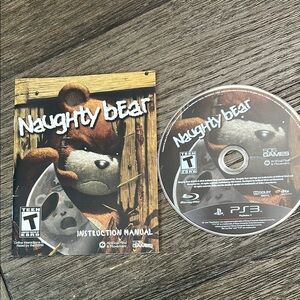Naughty Bear PS3 Game with Manual